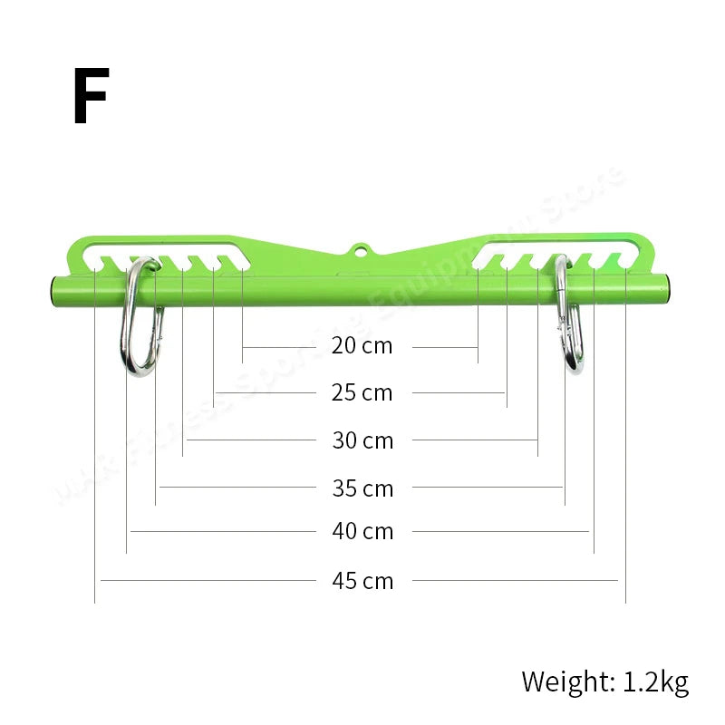 Fitness Lat Pull Down T-Bar Handle, Rowing Rotating V-Bar, Pulley Cable Machine Attachment Handle Grip, Gym Equipment Back Train