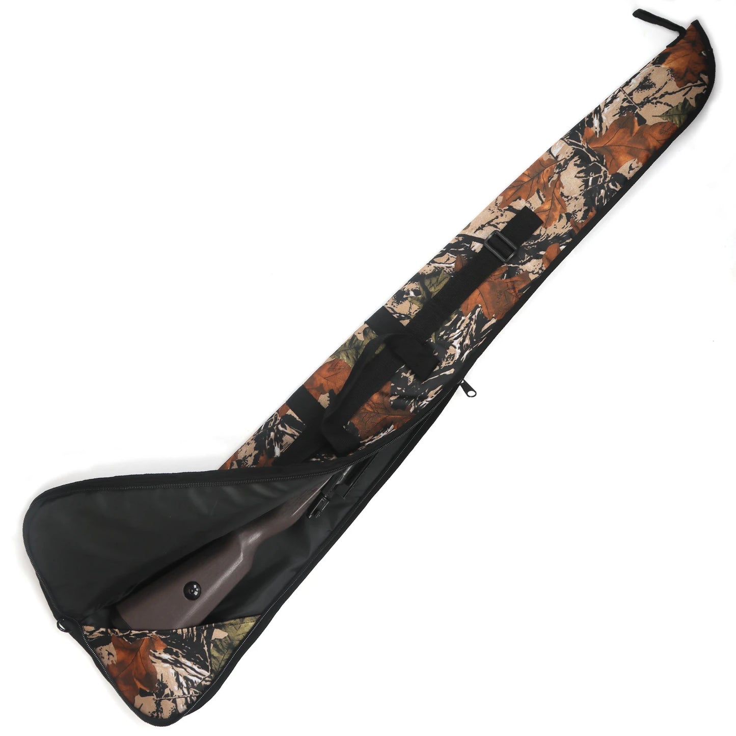 Tourbon Hunting Camo Shotguns Case Gun Range Slip Padded Protection Bag Carry Heavy Duty 128CM Nylon Gun Accessories