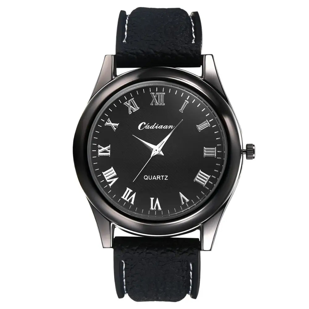 Lancard Simple Fashion Men's Quartz Wrist Watches Roman Scale Round Case Men's Cigarette Lighter Watch USB Charging male clock