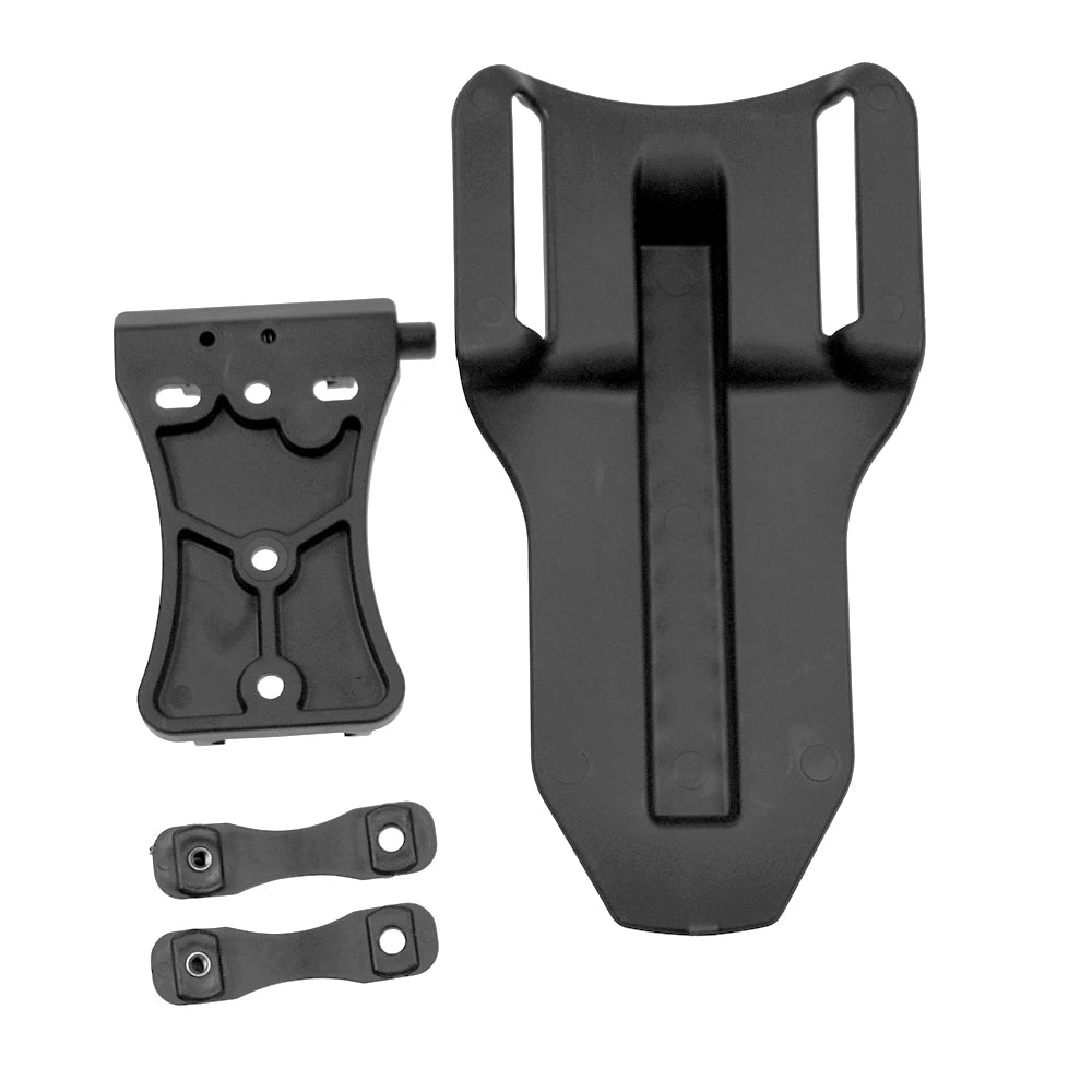 Tactical Belt Paddle Hunting Gun Holster Paddle Pistol Holster Platform Belt Waist Paddle Adapter with 13-speed Adjustment