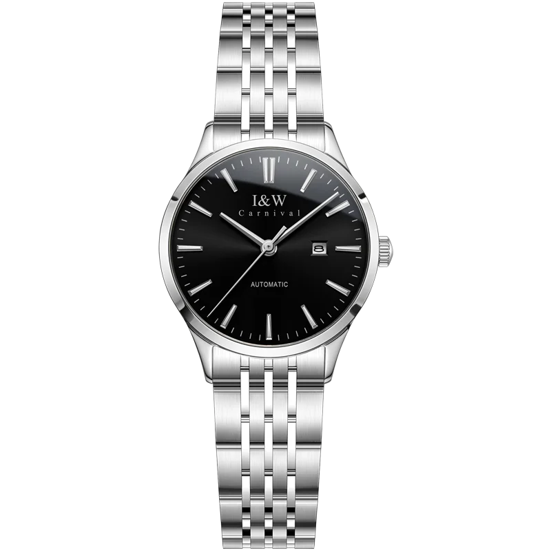 Luxury Women's Watches Top Brand CARNIVAL 2020 MIYOTA Automatic Watch Women Sapphire Calendar Waterproof Full Steel Montre femme
