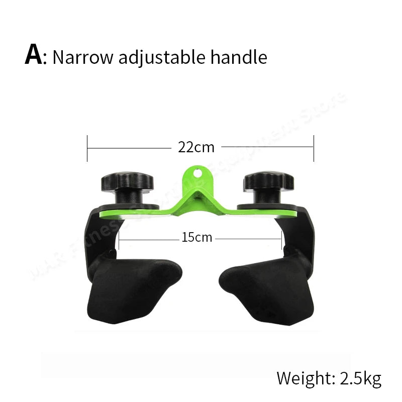 Fitness Lat Pull Down T-Bar Handle, Rowing Rotating V-Bar, Pulley Cable Machine Attachment Handle Grip, Gym Equipment Back Train