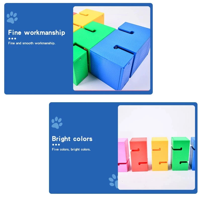 Child Outdoor Teamwork Game Props Toy Children Cooperate To Build Tower Kindergarten Sensory Equipment Kids Sports Toys
