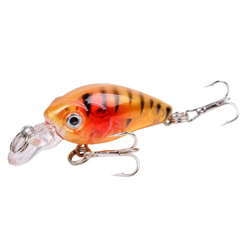 45mm 3.5g Crankbait Fishing Lure Artificial Hard CrankBait Bass Fishing wobbler Japan Topwater Minnow Fish Lures