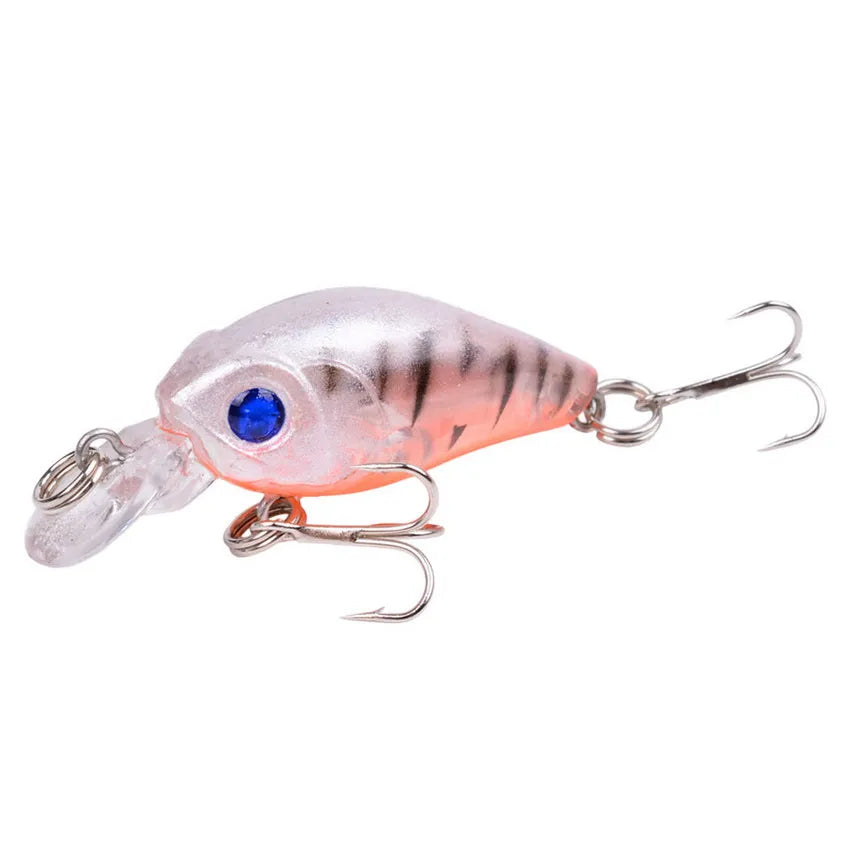 45mm 3.5g Crankbait Fishing Lure Artificial Hard CrankBait Bass Fishing wobbler Japan Topwater Minnow Fish Lures