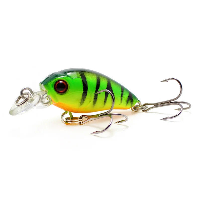 45mm 3.5g Crankbait Fishing Lure Artificial Hard CrankBait Bass Fishing wobbler Japan Topwater Minnow Fish Lures