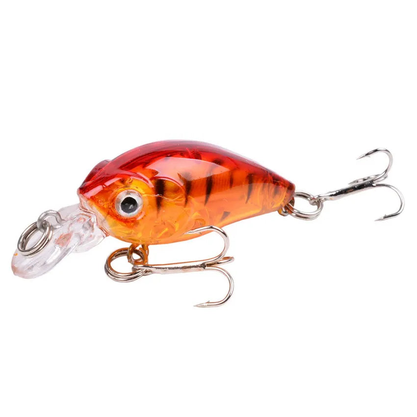 45mm 3.5g Crankbait Fishing Lure Artificial Hard CrankBait Bass Fishing wobbler Japan Topwater Minnow Fish Lures