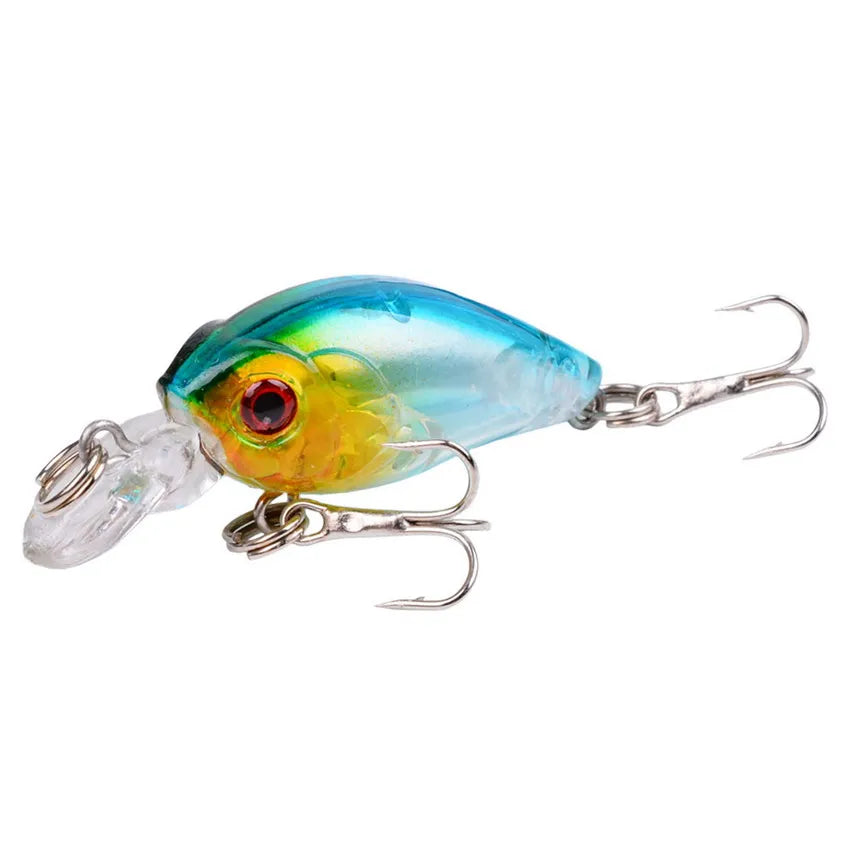 45mm 3.5g Crankbait Fishing Lure Artificial Hard CrankBait Bass Fishing wobbler Japan Topwater Minnow Fish Lures