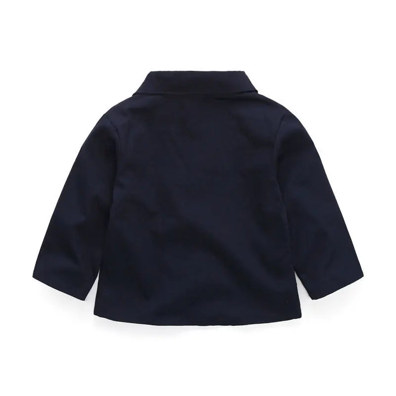 3pcs Baby Boy Clothes Set Spring Autumn Back to School Outfit Little Gentleman for 2 3 4 5 6 7 8 years