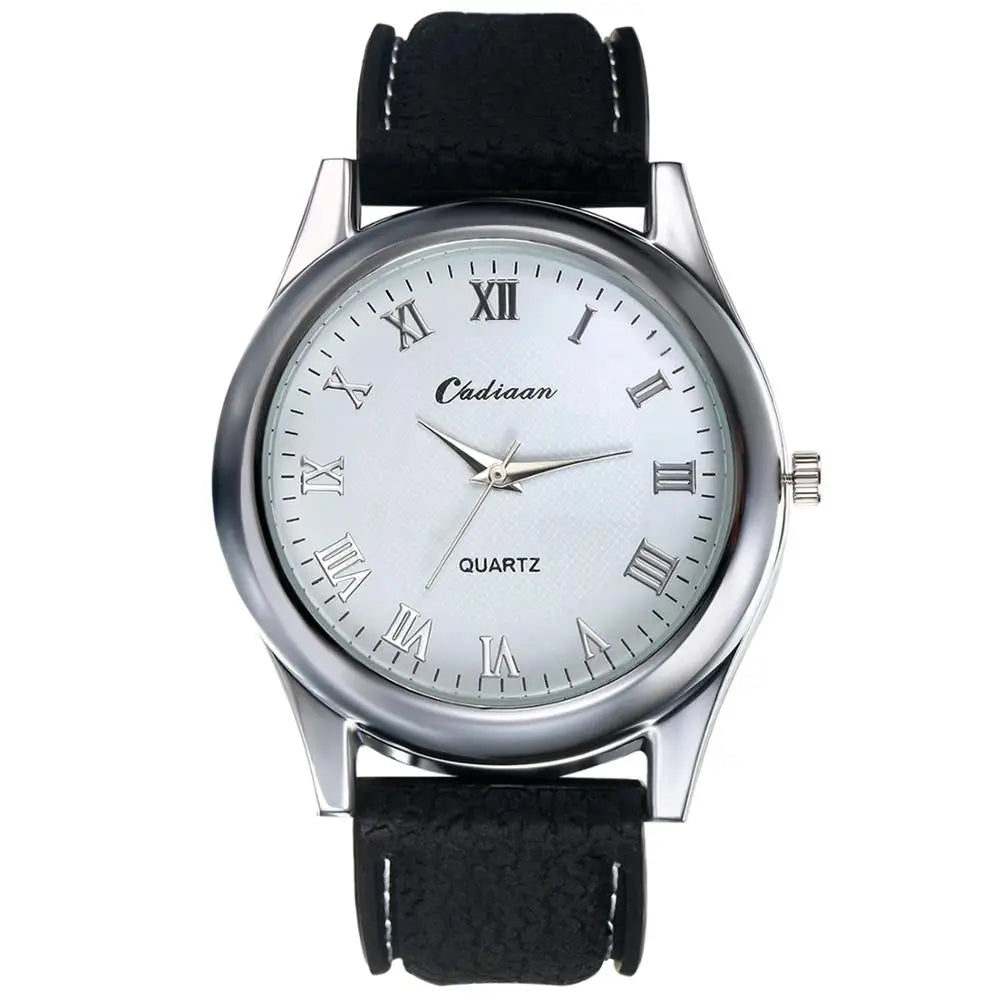 Lancard Simple Fashion Men's Quartz Wrist Watches Roman Scale Round Case Men's Cigarette Lighter Watch USB Charging male clock
