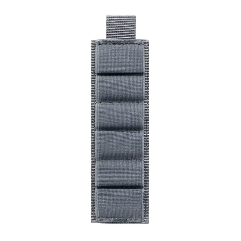 Hunting accessories: 6-loop shotgun stock shell holder, 12-gauge cartridge bag, rifle stock, bullet carrier, Velcro