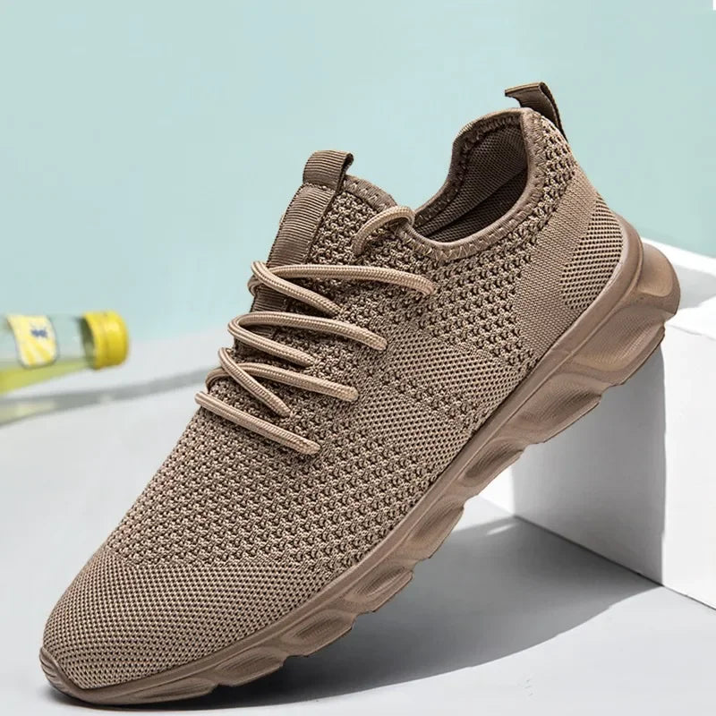 Men's Sneakers Breathable Running Shoes Ultralight Comfortable Casual Footwear Shoe Fashion Trendy Mesh Shoe Size 36-46