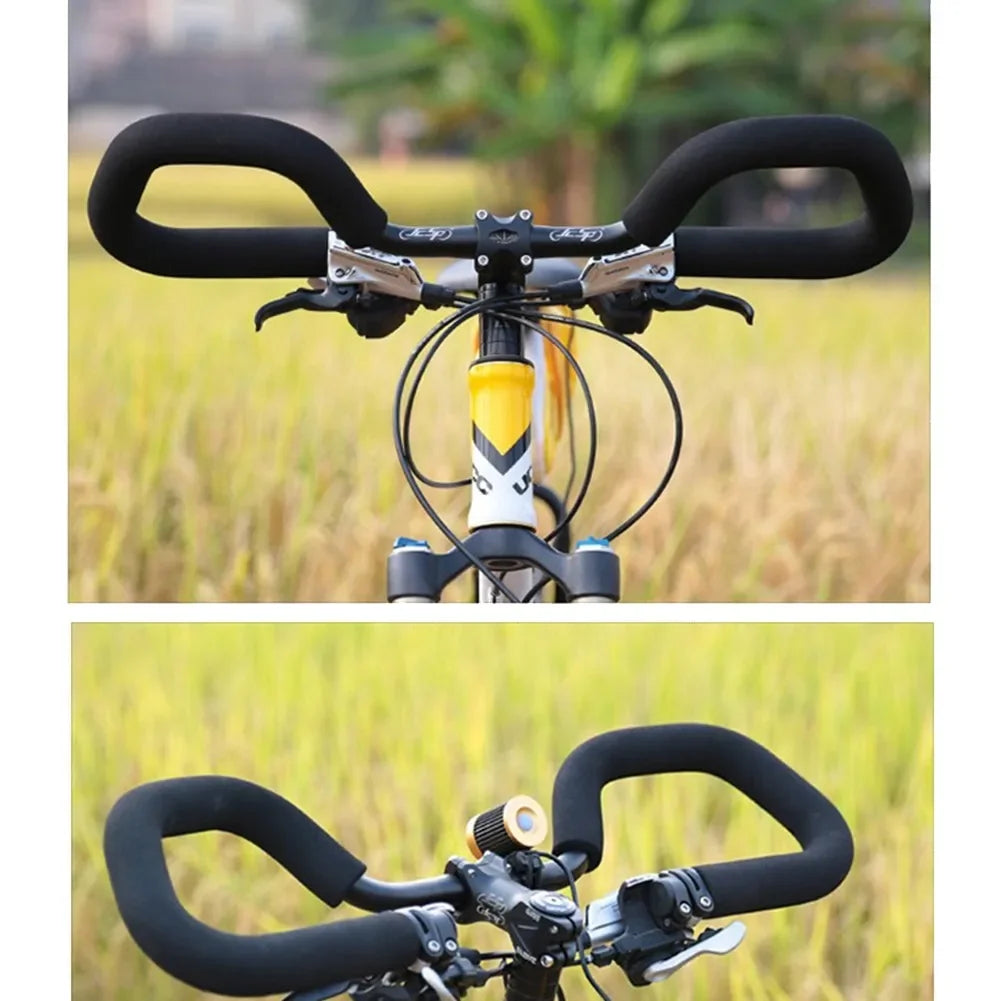 Butterfly Handlebar Handlebar 5 Degrees Bike Butterfly Handlebar 31.8mm 580mm For Touring Trekking Bike With 2PCS Grips
