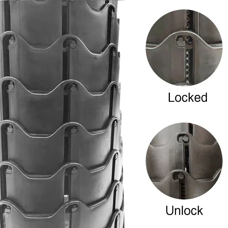 Round Stool Retractable Stool Portable Outdoor Furniture Lounge Folding Stool for Camping Fishing Traveling