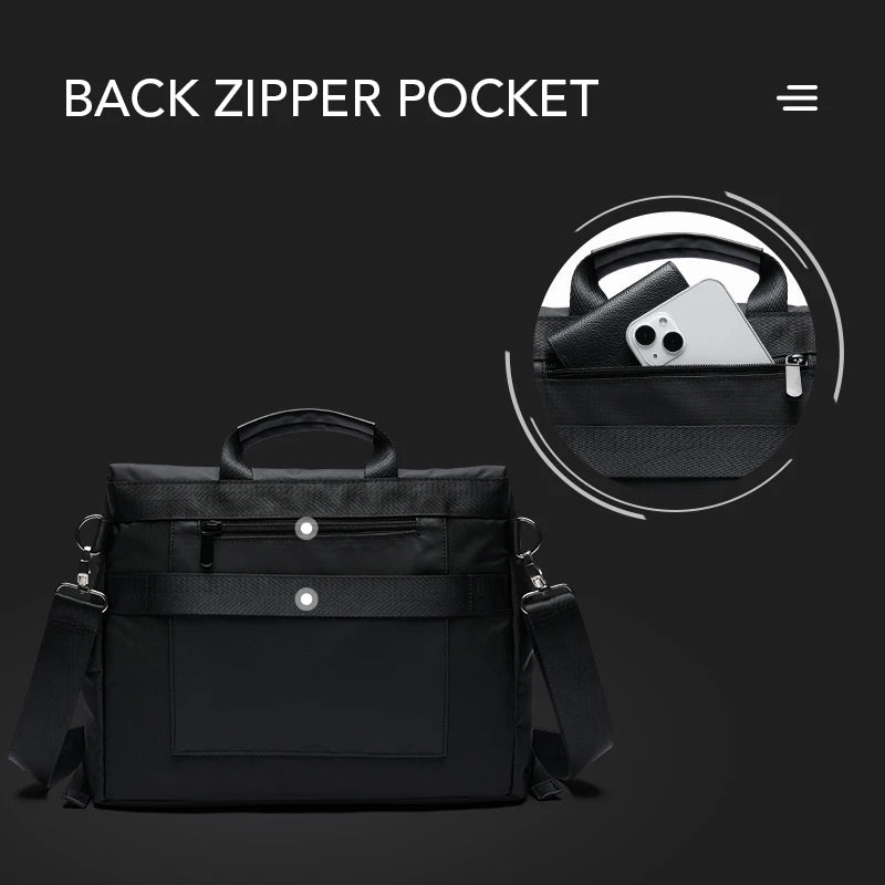 2024 Men's Messenger Crossbody Shoulder Bags Men Small Sling Pack For Work Business Waterproof Oxford Packs Satchel Purse