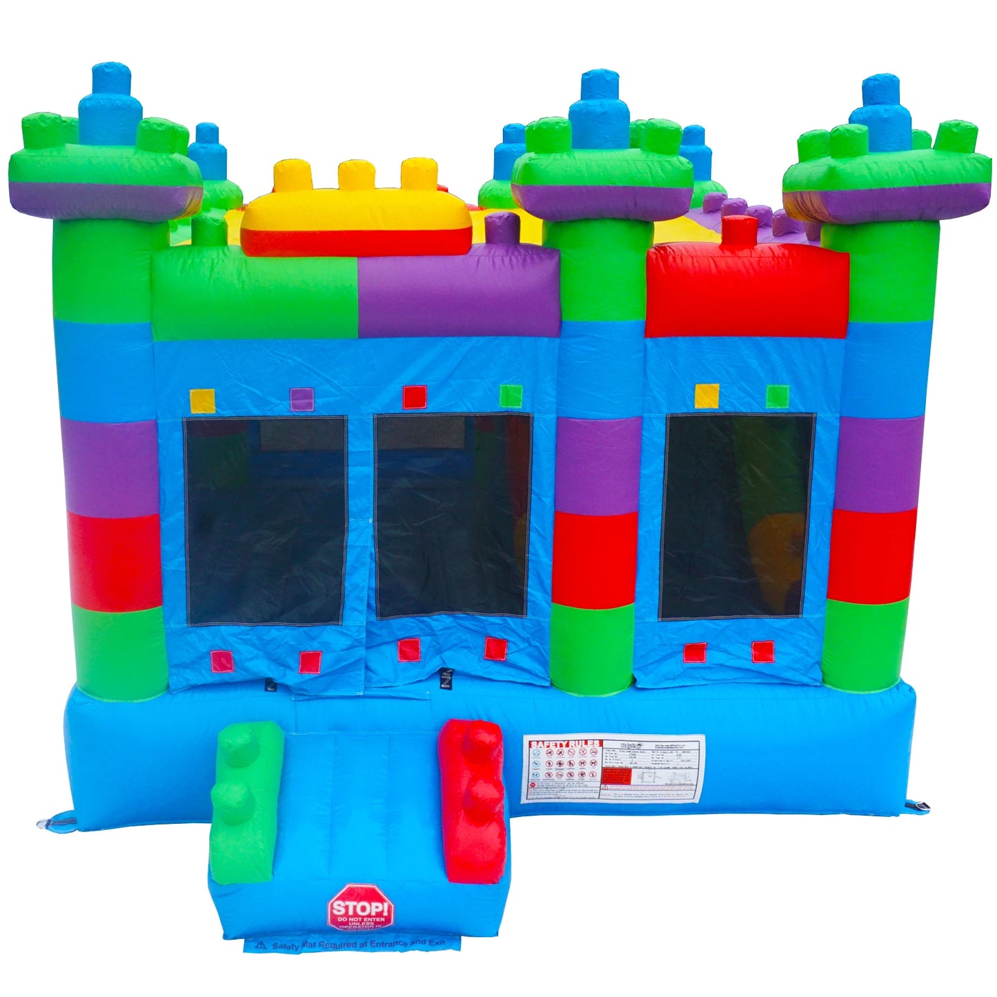 PVC Commercial Inflatable Bounce House for Big Kids,Large Jumping House with Built in Slide,Outdoor Backyard Birthday Party
