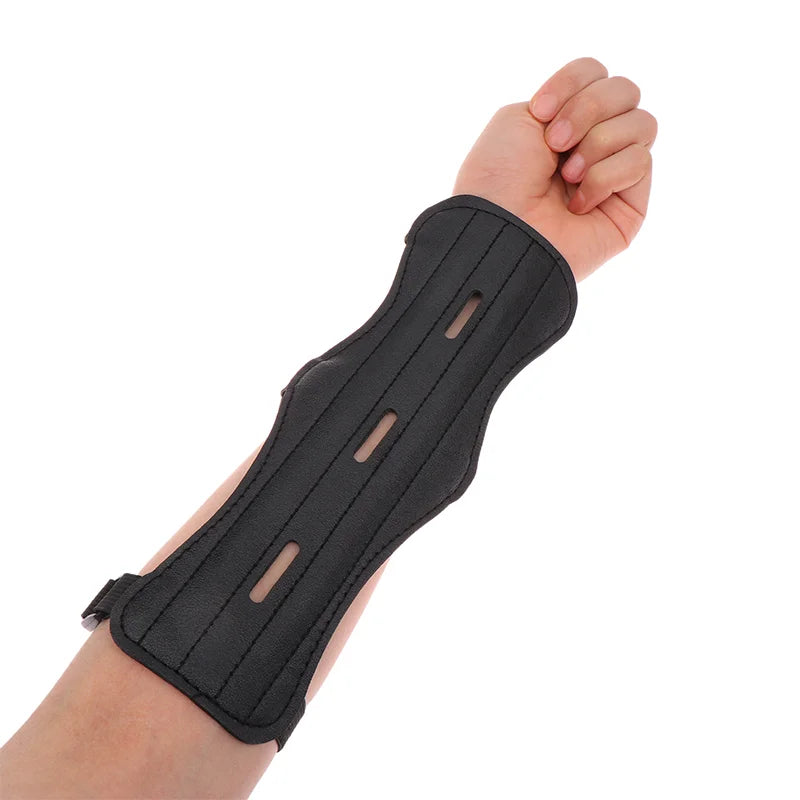 Safe Adjustable Bow Arrow Hunting Shooting Training Accessories Protector Leather Archery Equipment Arm Guard Protection Forearm