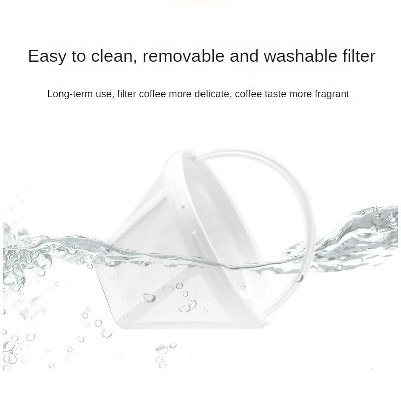 Household Small American Drip Coffee Maker Fully Automatic Tea Maker Portable Travel Coffee Maker Intelligent Heat Preservation