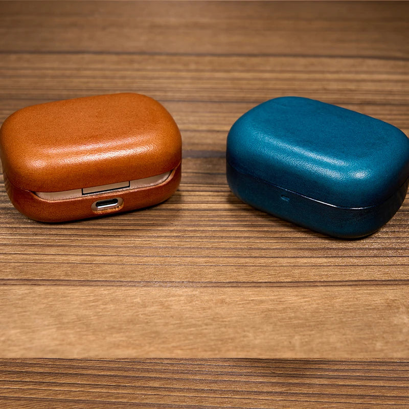 Genuine Leather For B&O Beoplay Eleven Case Leather Luxury Custom Made Handmade Cover Bluetooth Earphone Cases