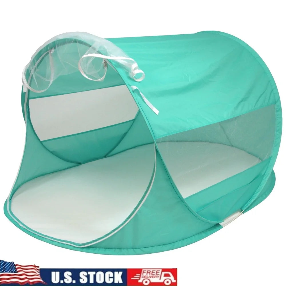 Pop Up Shade Dome Tent Outdoor Sun Shelter Family Camping Easy Set Up Lightweight Portable with Mesh Panels Bug Protection