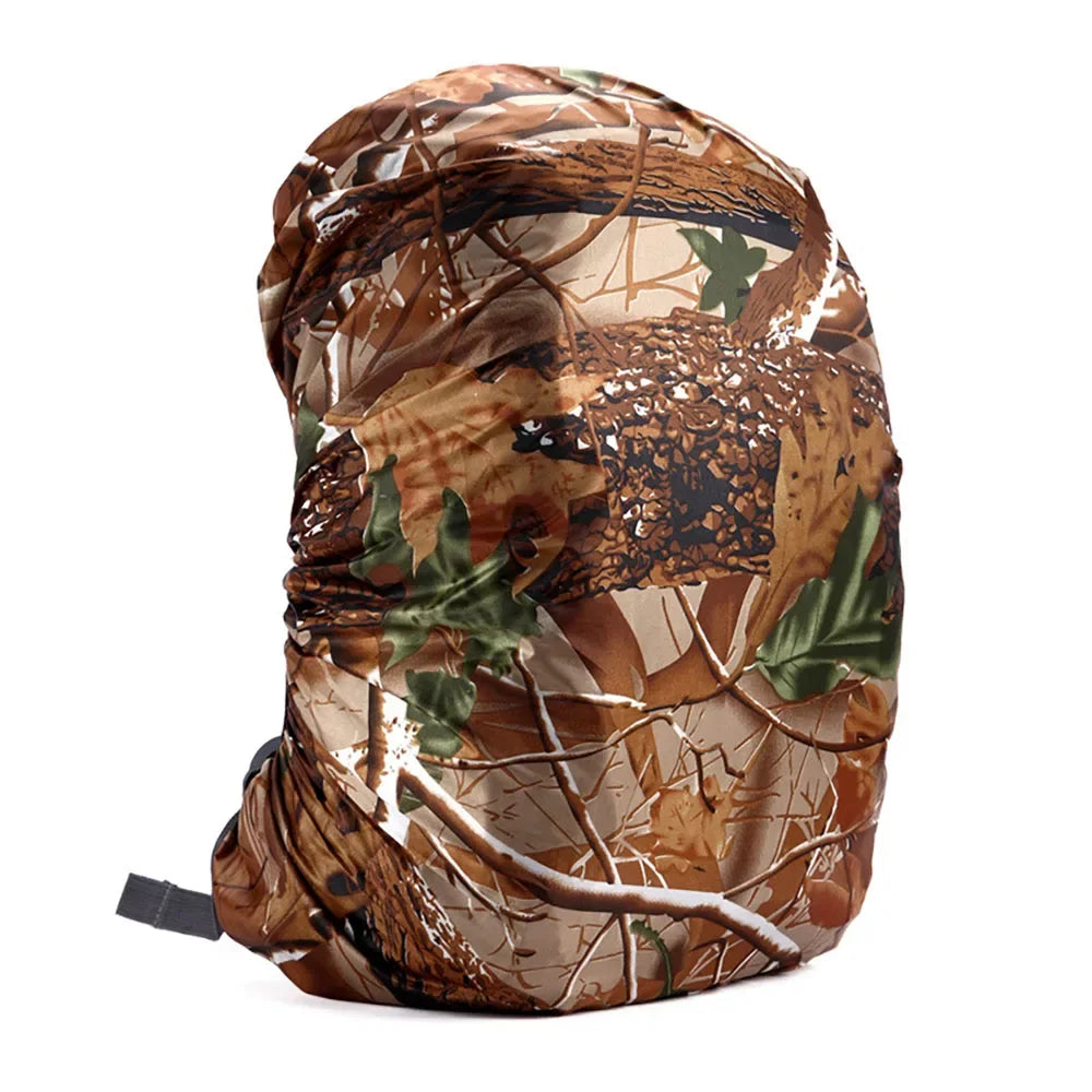 Tactical Waterproof Backpack Cover Dustproof Sports Bags Rain Cover Outdoor Hiking Camo Backpack Protective Cover 35-80L
