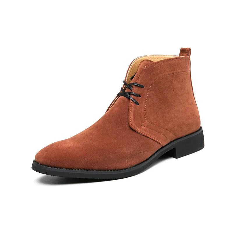 Golden Sapling Chelsea Boots Men's Retro Leather Shoes Casual Business Party Boot Men Leisure Formal Footwear Chaussures Hommes