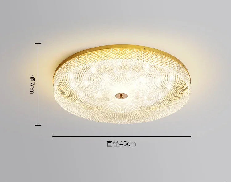 Modern Minimalist LED Circular Acrylic Ceiling Light Bedroom Living Room Dining Room Home Decoration Lighting