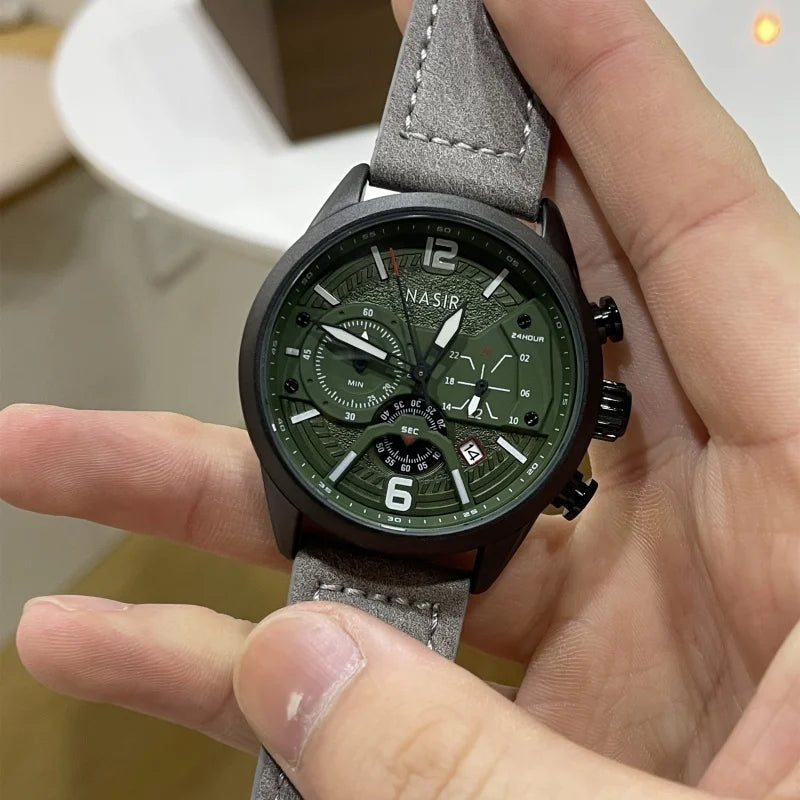 Men's Trendy Fashion Watch, New Concept for Male Students, High Beauty Male Models, Men's Brands, Large Dial, Temperament Men's