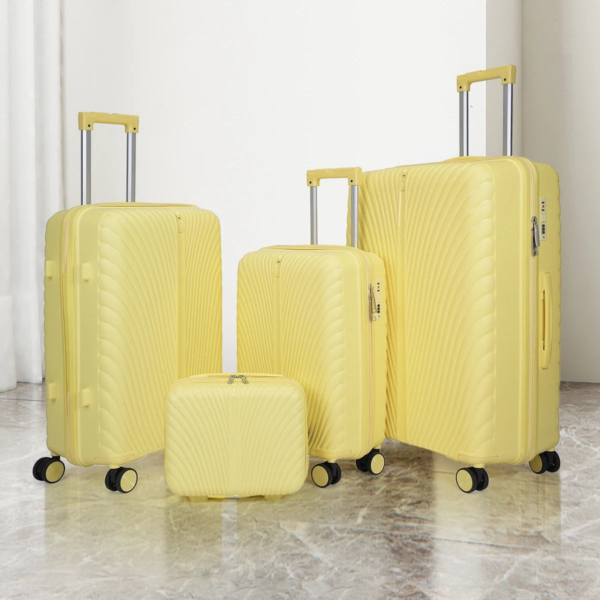 2025 New Large-Capacity and Durable Luggage Roller Suitcase Men and Women Carry-On Boarding Travel 20/24/28 Multi-Piece Set