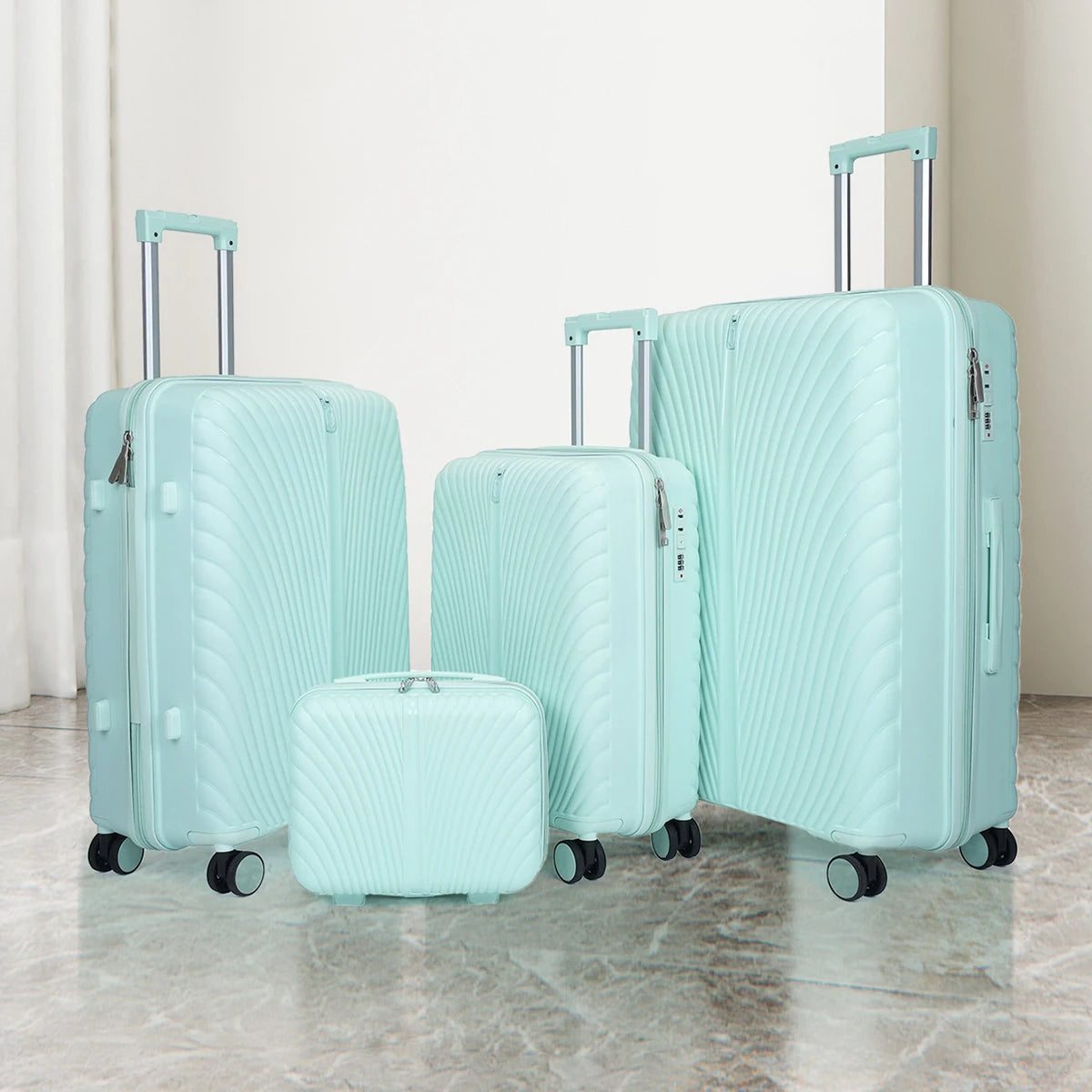 2025 New Large-Capacity and Durable Luggage Roller Suitcase Men and Women Carry-On Boarding Travel 20/24/28 Multi-Piece Set