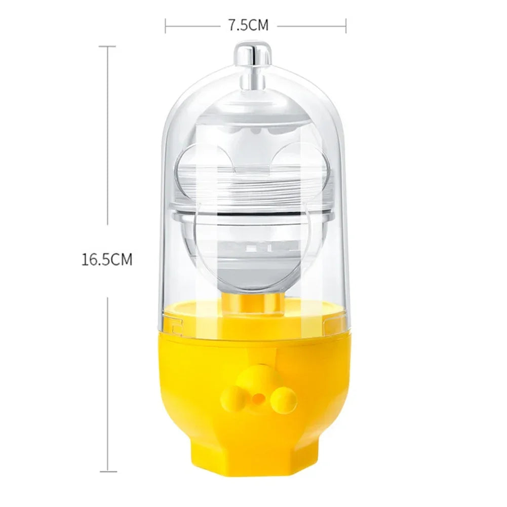 Hand Powered Golden Egg Maker Inside Mixer Kitchen Cooking Gadget Portable Egg Cooker Tool Egg Scrambler Shaker