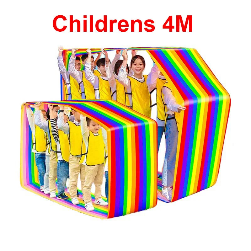 Fun Running Mat Oxford Fabric Roller Learning Team Building Activity Multi person Collaboration Game Youth Adult Outdoor Game