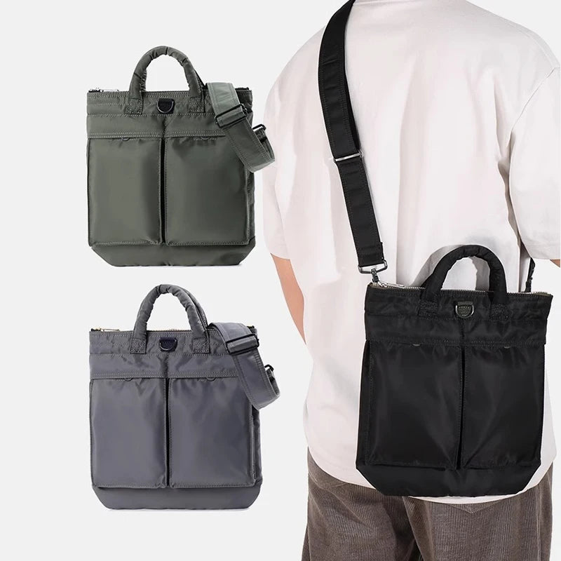 Japanese PX Tanker 2way Helmet Bag Fashion Daily Waist Pack Nylon Cloth Men Single Shoulder Bag Handbag Luxury Bag Waterproof