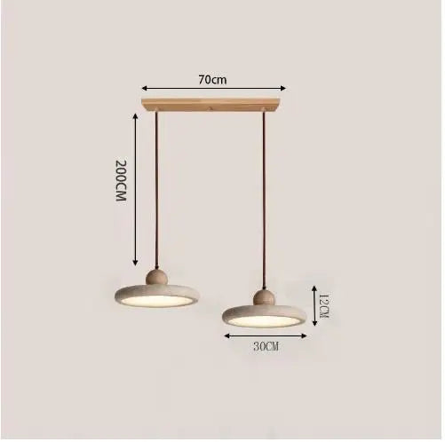 Designer's New Stone LED Chandeliers Living Room Dining Table Bar Bedroom Kitchen Creative Pendant Lamp Home Lighting Decoration