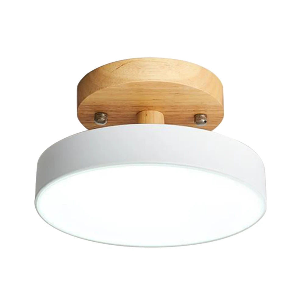 LED Indoor Ceiling Light Flush Mount Dimmable Energy Saving Protect Eyes Easy Installation for Bedroom Bathroom Corridor