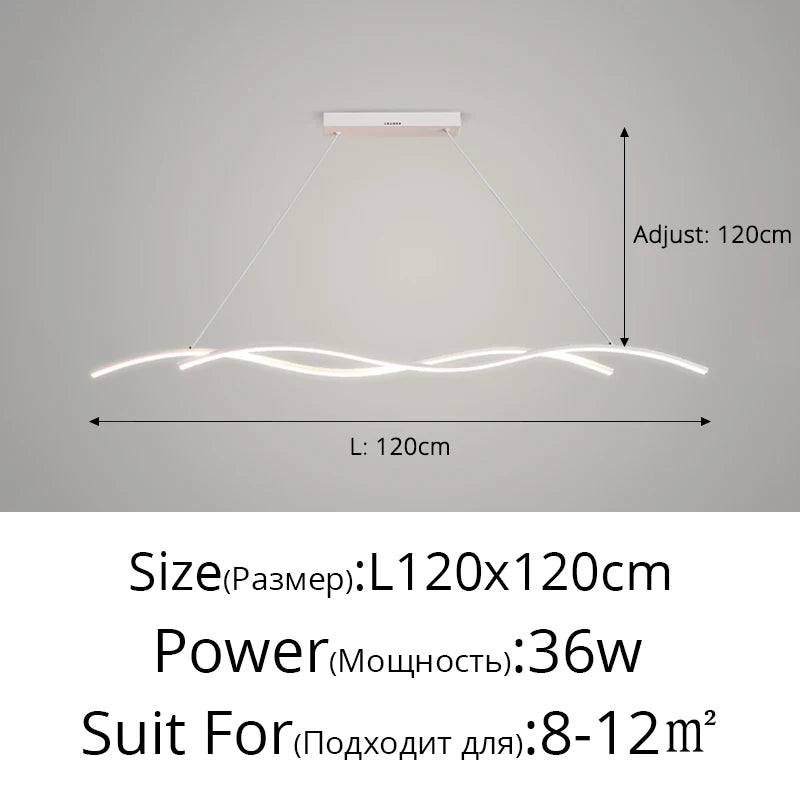 Creative Home LED Lighting Hanging Lamp Modern Pendant Light for Living Room Dinning Room Bar Indoor Decor Pendant Lamp Fixtures