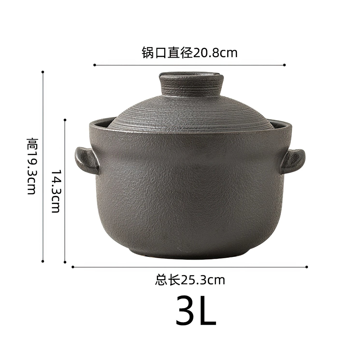 Ceramic Pot Cooking Japanese Style Clay Casserole Kitchen Cookware Stew Pot Big Soup Pan Cooking Saucepan Korean Cookware