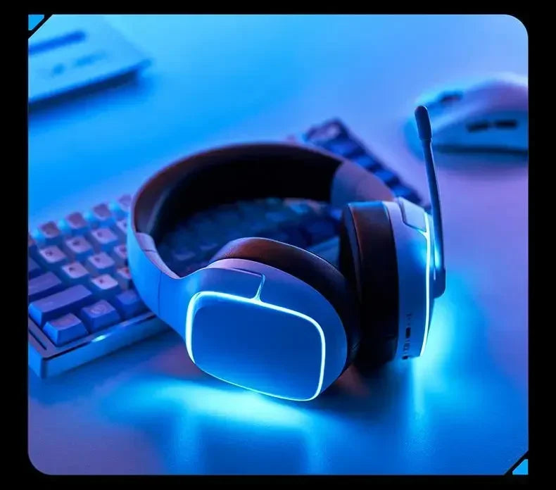 Atk M1 Headphone Mercury I Noise Reduction Wireless Bluetooth Csgo Gaming Headset 1200mah Head-Mounted Gamer Earphones Custom