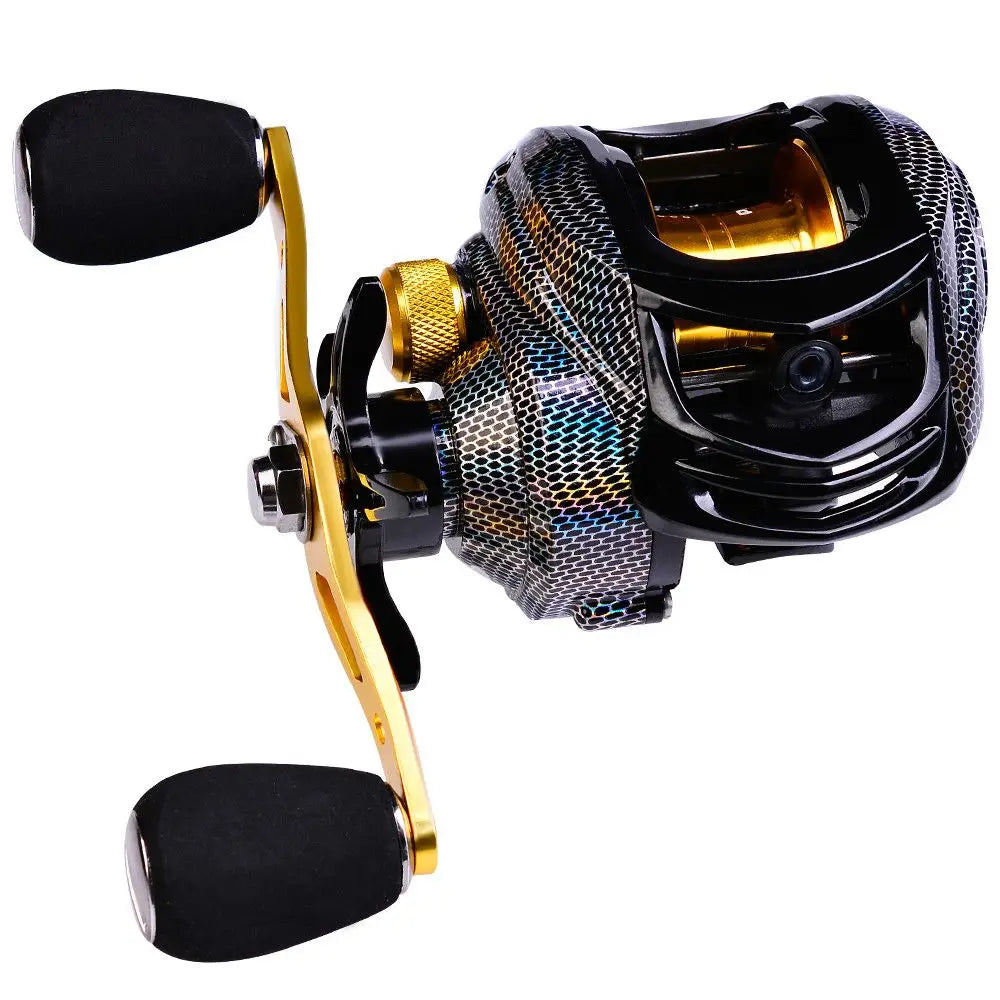 Pesca High Speed 18 + 1BB 7.2:1 Right Hand Baitcasting Reel 10KG Max Drag Spinning Reel Fishing Wheel