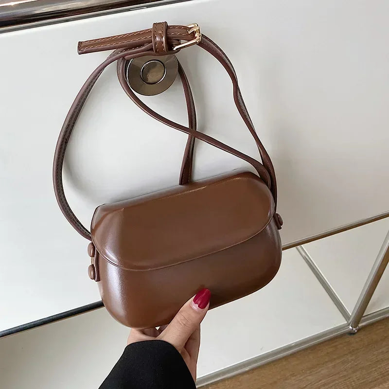New Women Handbags Fashion Pu Leather Shoulder Bags Female Luxury Large Capacity Crossbody Bags Small Solid Flap Phone Purse