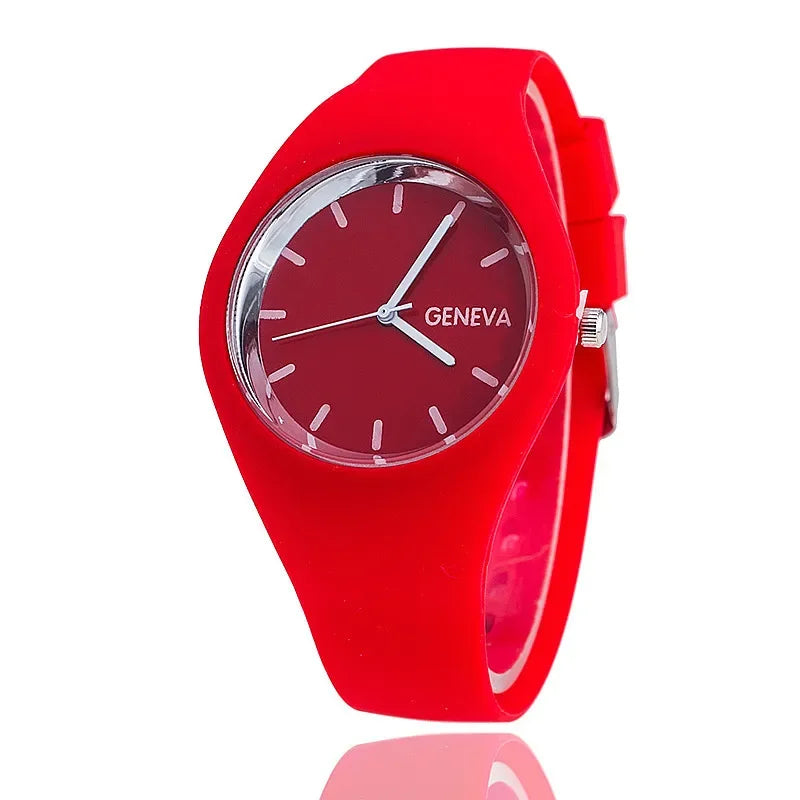 Reloj Mujer 2021 Women's Watches Famous Brand Quartz Watch Women Fashion Casual Sports Silicone Wristwatch Hot Kobiet Zegarka
