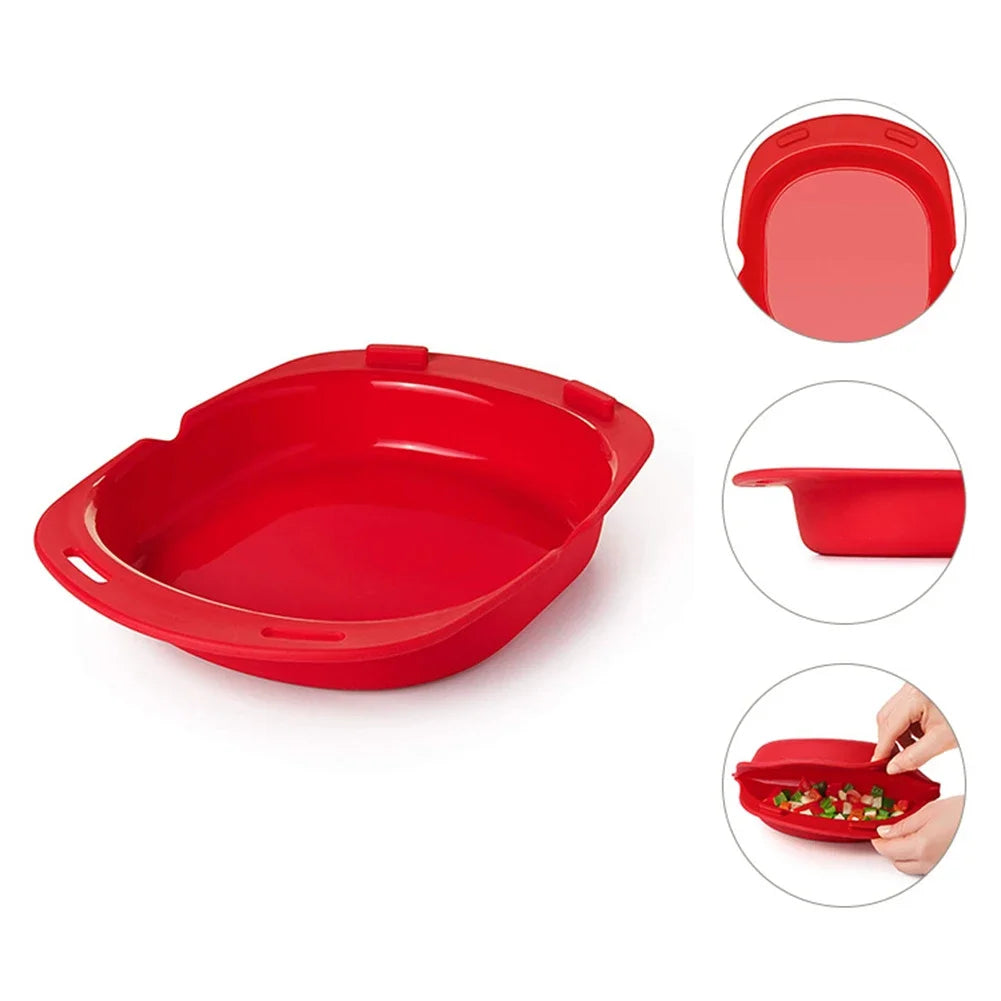 Microwave Oven Silicone Omelette Mold Cooking Accessories Silicone Omelette Maker Microwave Oven Egg Cooker for Egg Mcmuffins