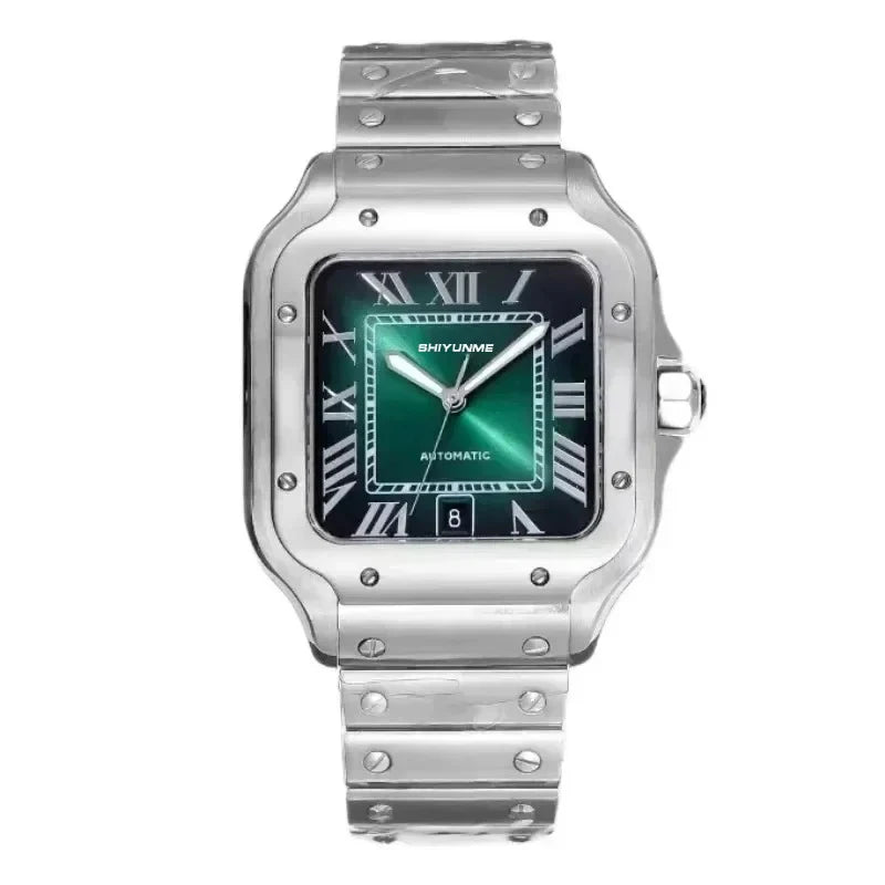 42mm Santos Collection Men's Noble Fashion Exquisite Watch Couple Type Stainless Steel Automatic Watch