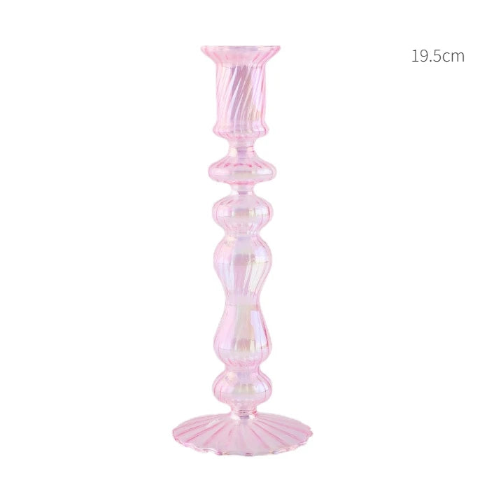 Pink Wedding Table Centerpieces Candle Holder Wedding Decoration Flower Vase Home Decoration Accessories Vases Room Decor