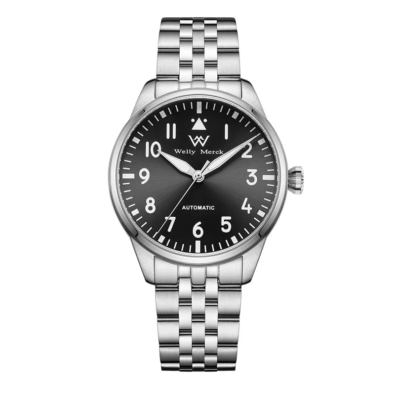 WM Watch Dive Watch Automatic Mechanical Watches 200M Water Resistant Man Men Diving Diver Watch Pilot Series Welly Merck WM165
