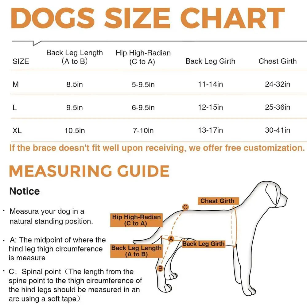 Dog Leg Support Brace Knee Hip Joint Protect Wounds Prevent Injuries Canine Aid And Ligament Rehabilitation For Pets Accessories