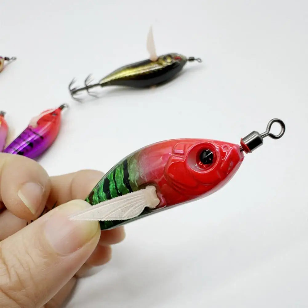 Fishing Lure Bait Sharp Hook Realistic Design Bright Color Fishing Tackle with Barbs Colorful Fishing Lure Kit