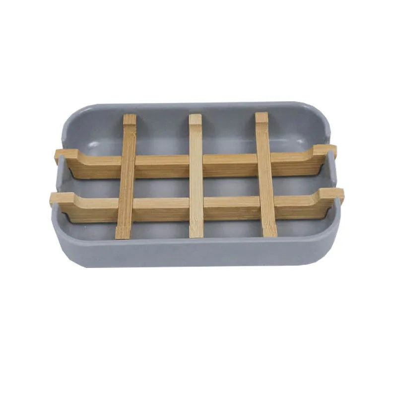 Bamboo wooden soap dish, bathroom soap rack, shower soap rack, sink deck, bathtub, shower tray