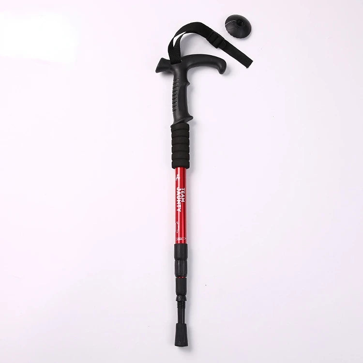 Trekking Pole Ultralight Walking Sticks Adjustable Hiking Canes Telescopic Crutch for Walking Sticks Hiking Accessories