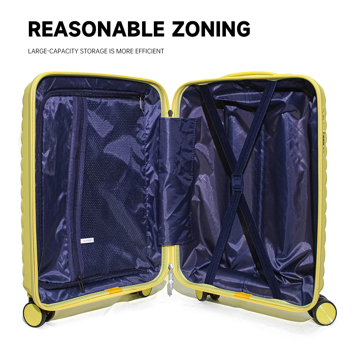 2025 New Large-Capacity and Durable Luggage Roller Suitcase Men and Women Carry-On Boarding Travel 20/24/28 Multi-Piece Set